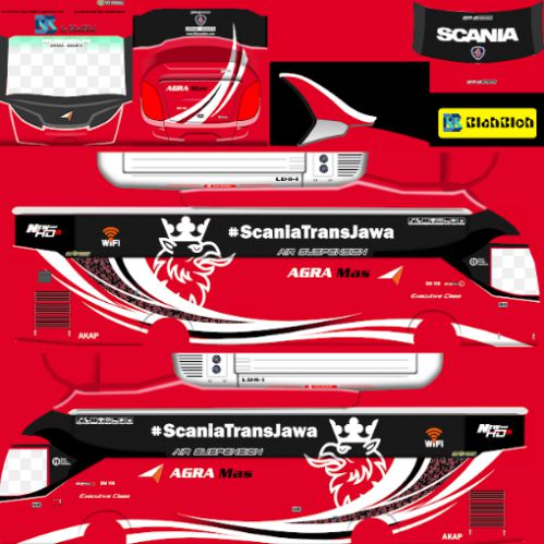 Download Livery Bussid Agra Mas Arjuna XHD
