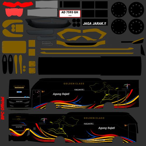 Download Mod Bussid & Livery Agung Sejati SR2 Hino