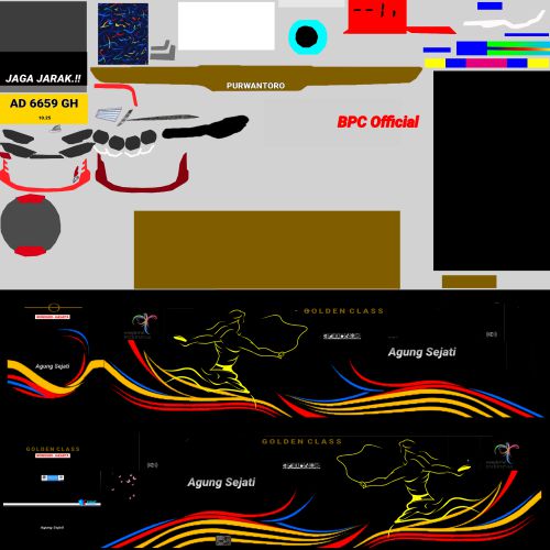 Download Mod Bussid & Livery Agung Sejati JB3 Ztom