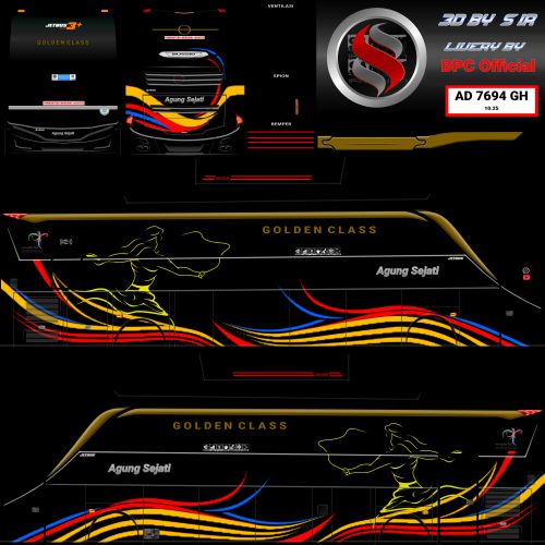 Download Mod Bussid & Livery Agung Sejati SHD Ori