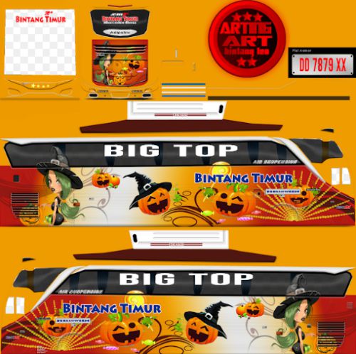 Download Mod Bussid & Livery Bintang Timur SHD Ori