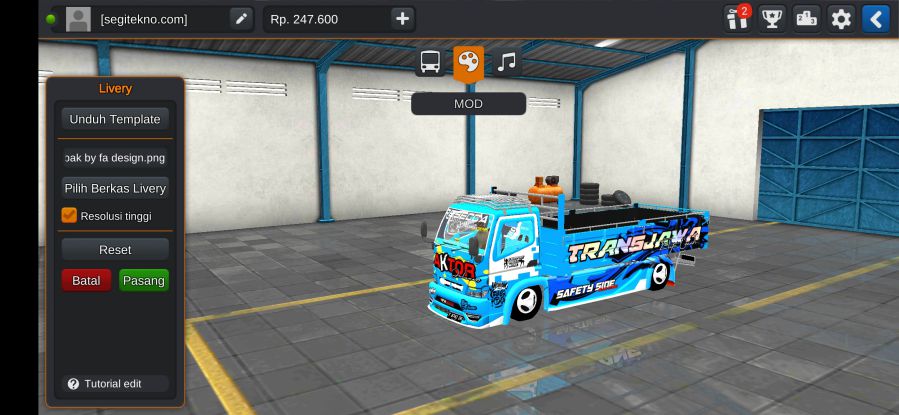 Download Mod Bussid Canter Losbak Aktor