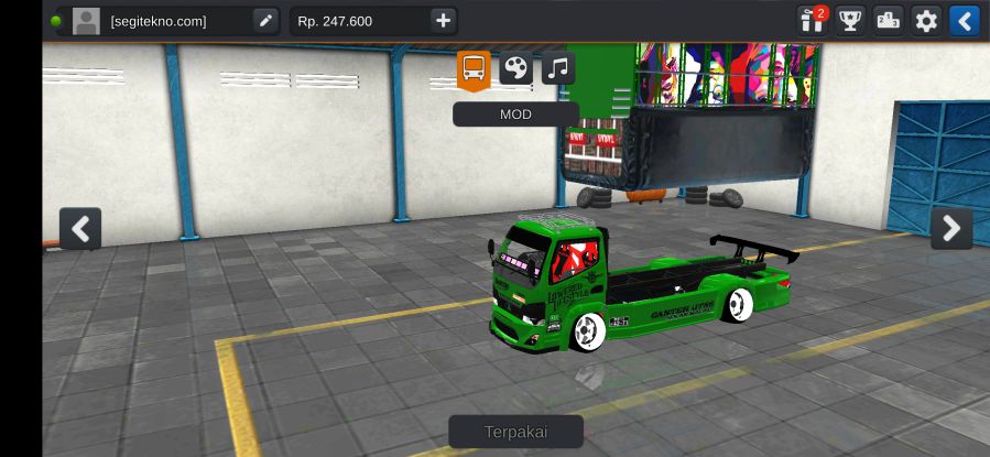 Download Mod Bussid Canter Losbak Racing