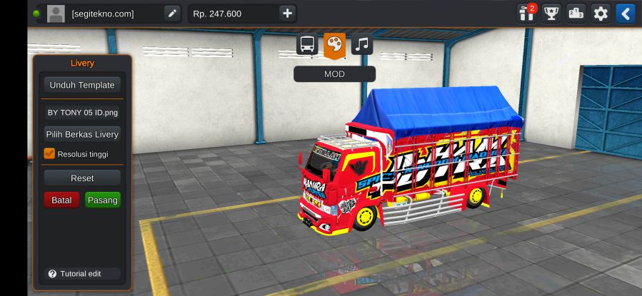 Download Mod Bussid Madura Express