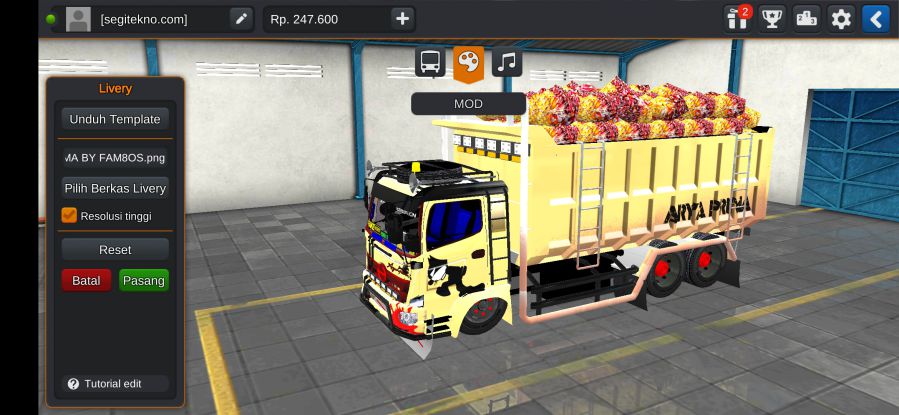 Download Mod Bussid Dump Kalimantan Muat Sawit