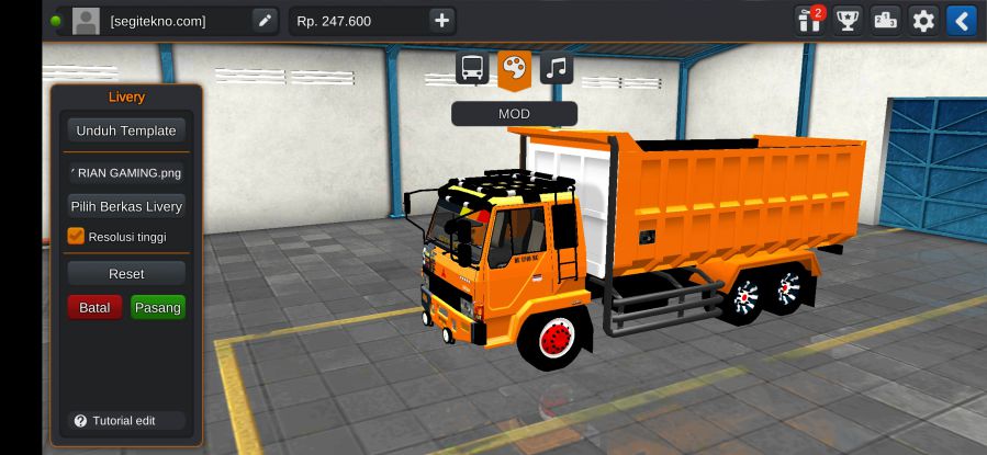 Download Mod Bussid Dump Fuso