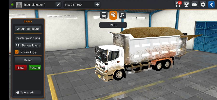 Download Mod Bussid Dump Hino