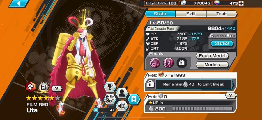 Akun Gratis One Piece Bounty Rush Film Red Uta