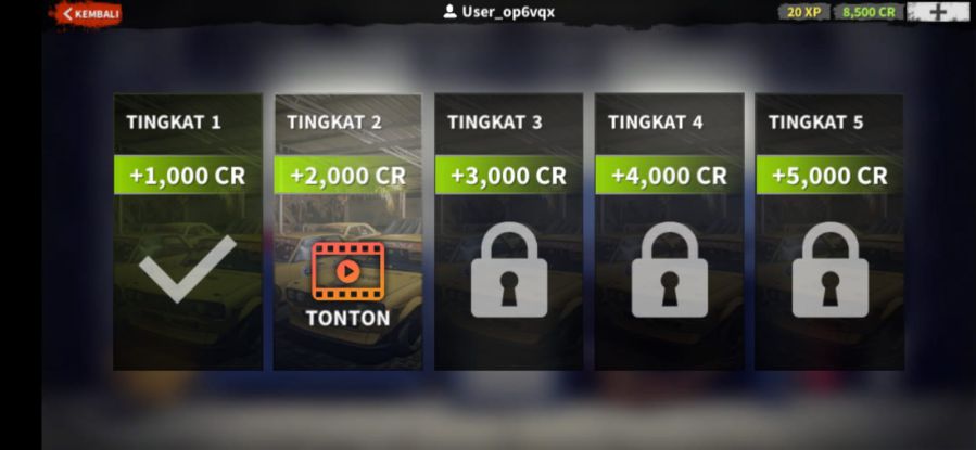 Cara dapat banyak uang di Car Driving Online
