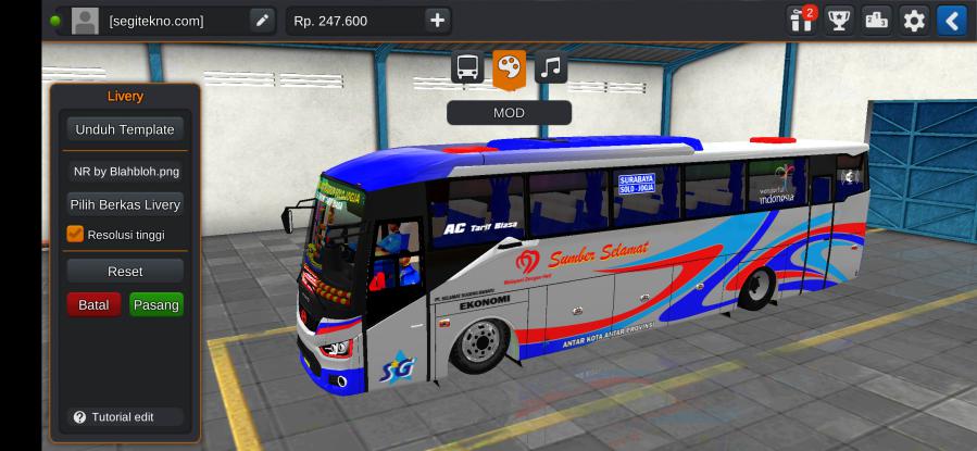 Download Livery & Mod Bussid Sumber Selamat Discovery 3