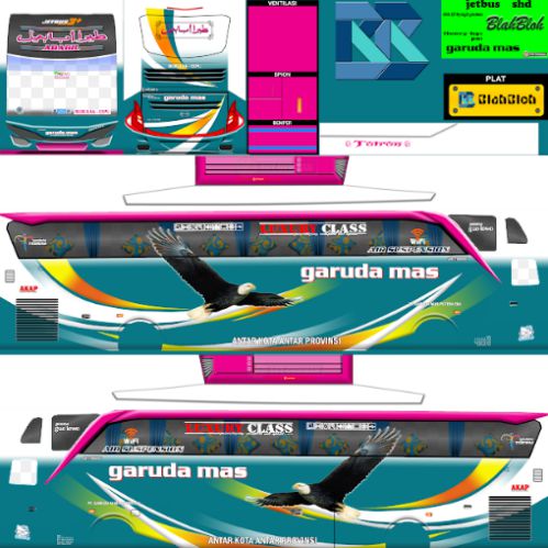 Download Livery & Mod Bussid Garuda Mas Ababil