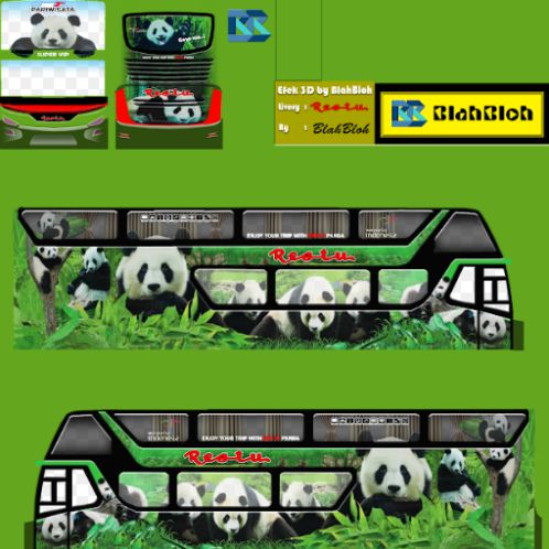Download Livery & Mod Bussid Restu Panda Bimasena SDD