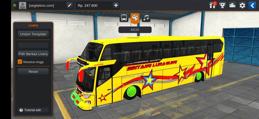 Download Mod Bussid Bus Bumel JB3+