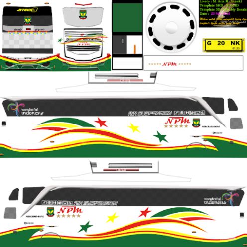 Download Livery & Mod Bussid NPM SHD Tronton
