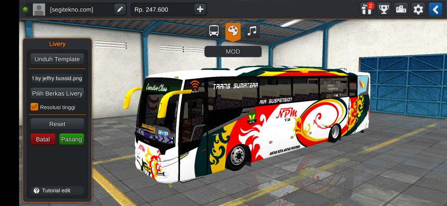 Download Livery & Mod Bussid NPM Scorpion X
