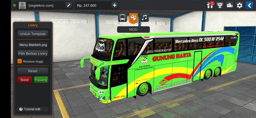 Download Mod Bussid Bus Tronton Gunung Harta UHD