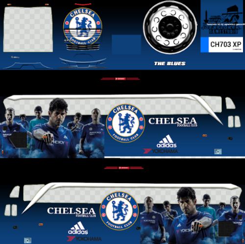 Mod & Livery Bussid Klub Sepakbola Chelsea