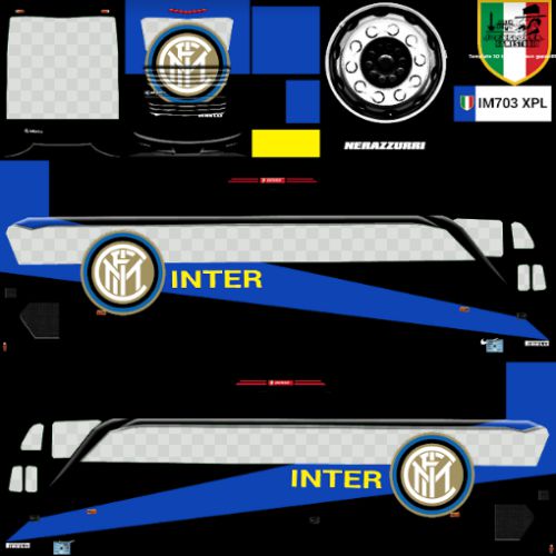 Mod & Livery Bussid Klub Sepakbola Inter Milan