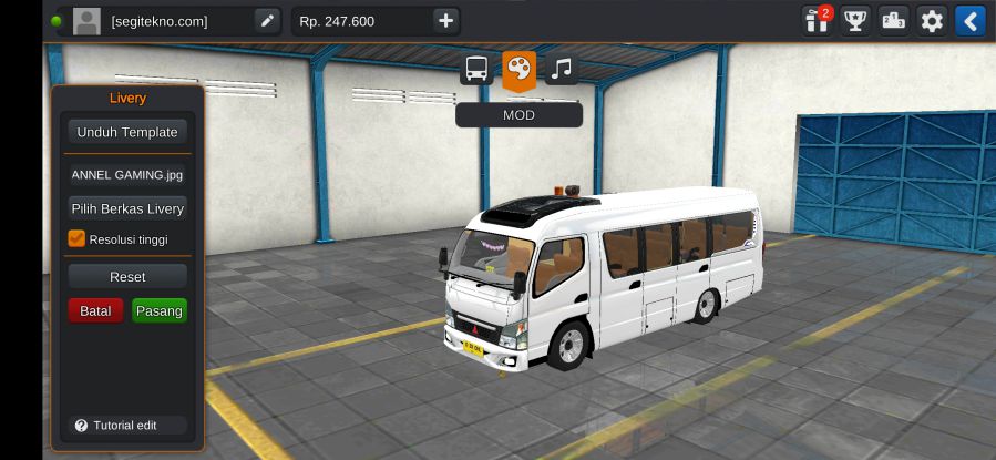 Download Mod Bussid Elf Misubishi Espasio