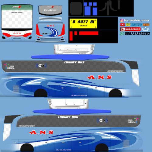 Download Livery & Mod Bussid SAN HD Ori