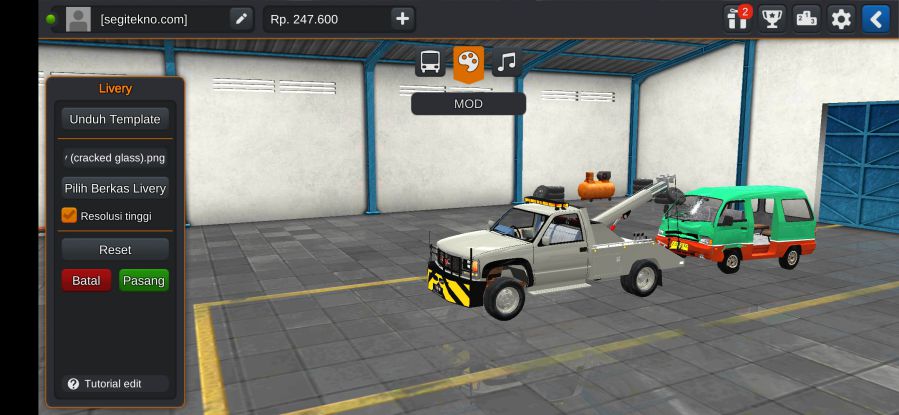 Download Mod Bussid Mobil Derek Angkot