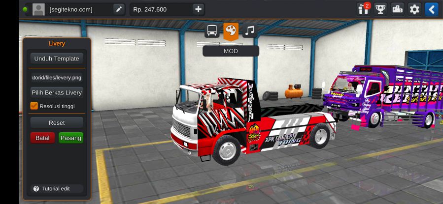 Download Mod Bussid Mobil Derek Modif