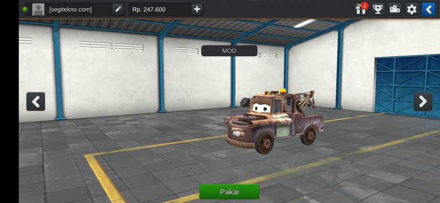 Download Mod Bussid Mobil Derek Tow Mater Disney Cars