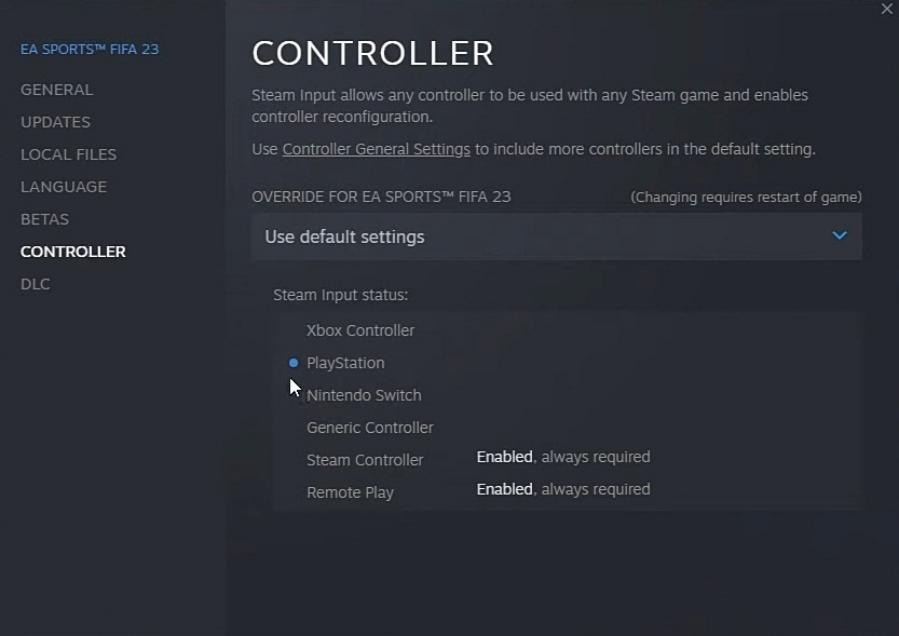 Cara Setting Joystick FIFA 23 PC dengan Stick PS4