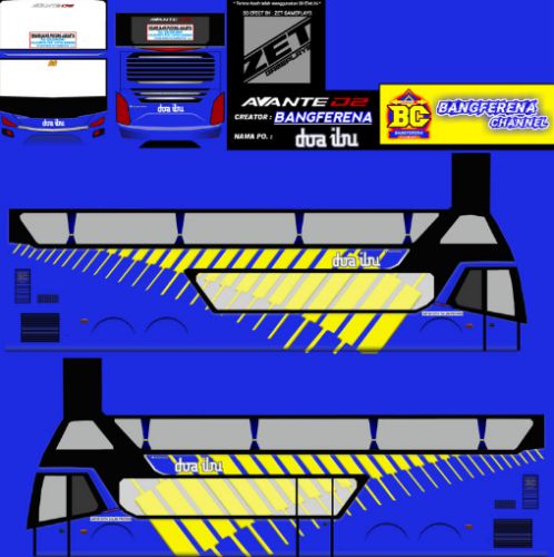 Download Livery & Mod Bussid Doa Ibu Bimasena SDD