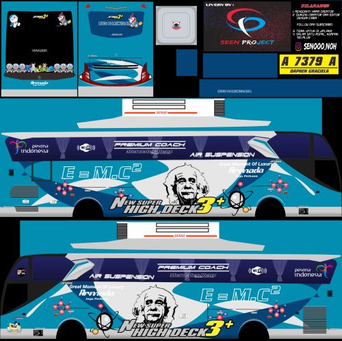 Download Livery & Mod Bussid Armada Jaya Perkasa Voyager