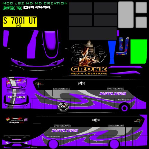 Download Livery & Mod Bussid Hasyim Asyari JB2 HD