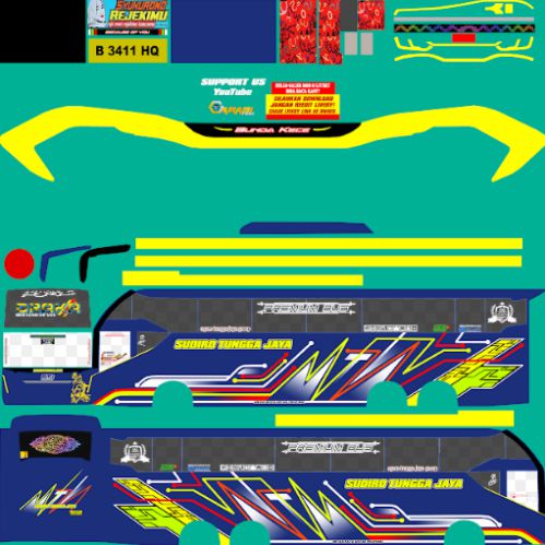 Livery Busid STJ Draka SR2 Tronton