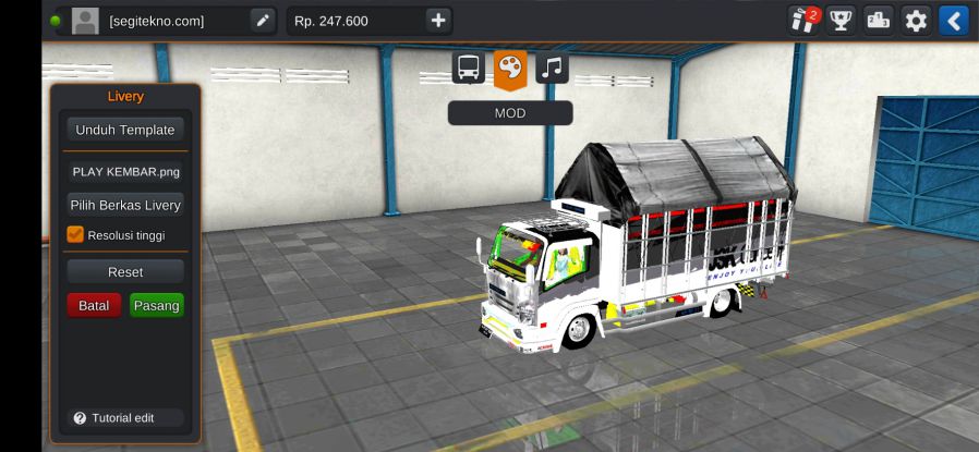 Mod Bussid Truk JSK Concept New Tawakal 5