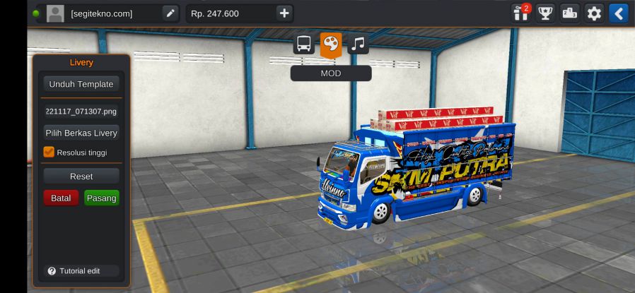 Mod Bussid Truck Alvinno