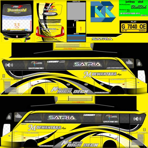 Mod & Livery Bussid M Dewantara Ayu SHD Original