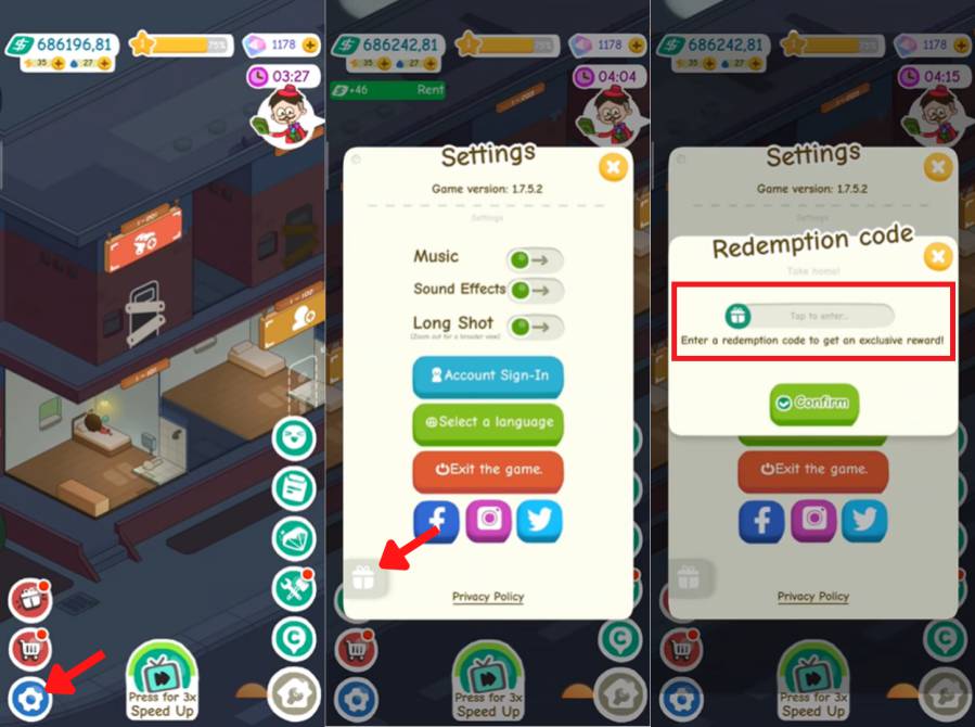 Cara Menukarkan Kode Redeem Rent Please
