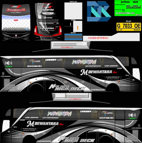 Mod & Livery Bussid M Dewantara Ayu Yudhistira