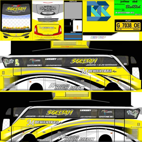 Mod & Livery Bussid M Dewantara Ayu Soeltan