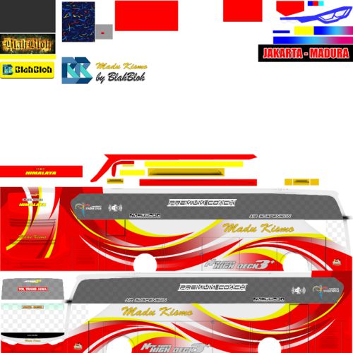 Download Livery & Mod Bussid Madu Kismo Himalaya
