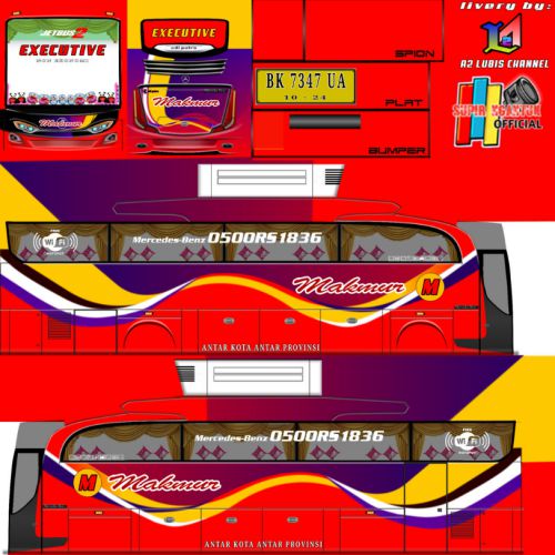 Download Livery & Mod Bussid Makmur HD Ori