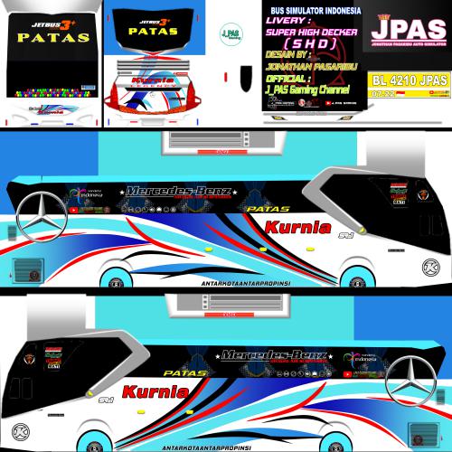 Download Livery & Mod Bussid Kurnia SHD Legacy SR1