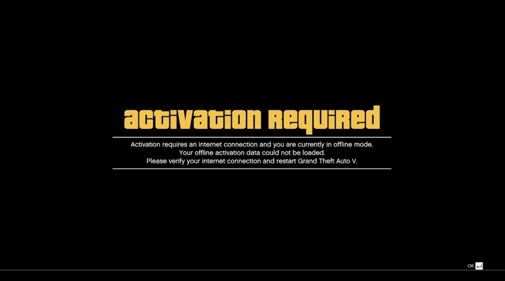 Mengatasi GTA V Activation Required