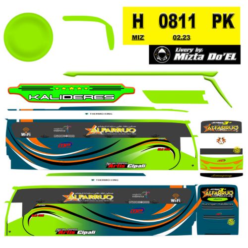 Download Livery & Mod Bussid Mekar Prima JB3 HDD