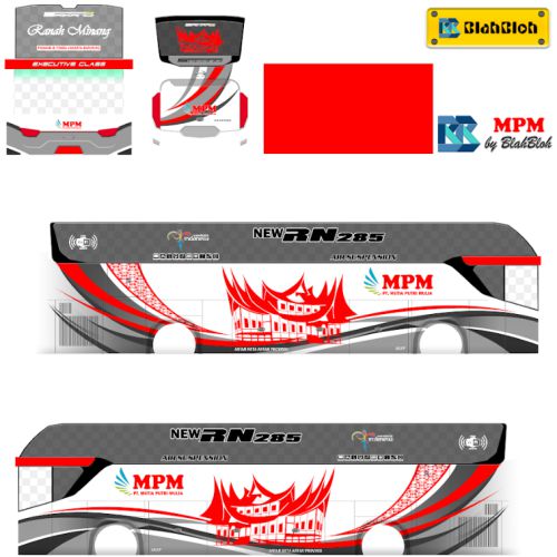 Download Livery & Mod Bussid MPM Srikandi SHD