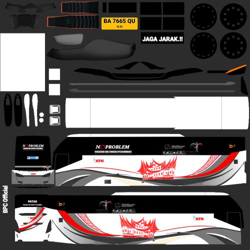 Download Livery & Mod Bussid MPM SR2 Scania
