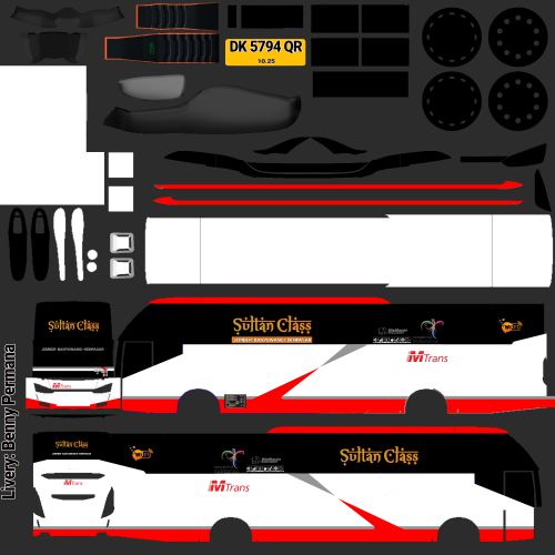 Download Livery & Mod Bussid MTrans SR2 Mercy