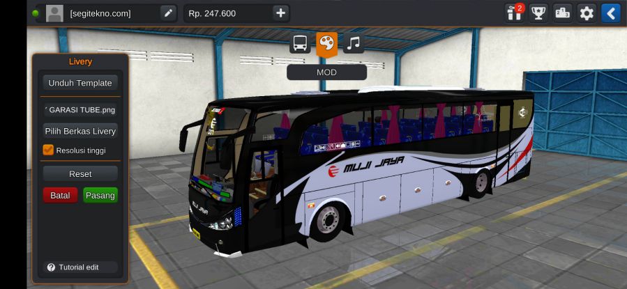 Download Livery & Mod Bussid MJPM Marcopolo