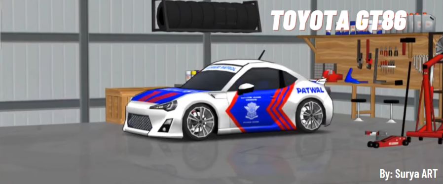 Livery FR Legends Polisi Toyota GT86