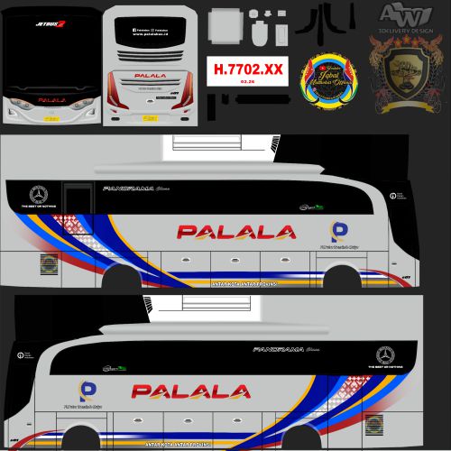 Download Mod dan Livery Bussid Palala HD Ori