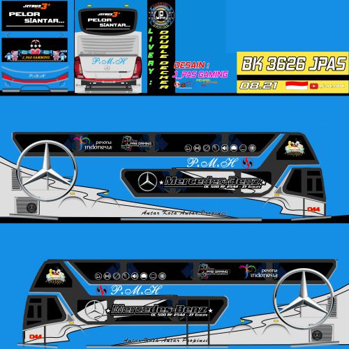 Download Livery & Mod Bussid PMH SDD